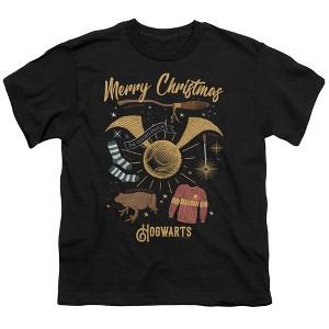 Boys' Harry Potter Merry Christmas From Hogwarts T-Shirt - 1 of 4