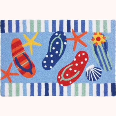 Jellybean Starfish & Sandals Indoor & Outdoor Doormats 20"X30"