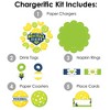 Big Dot of Happiness Let's Rally Pickleball Birthday or Retirement Party Paper Charger and Table Decorations Chargerific Kit Place Setting for 8 - 3 of 4