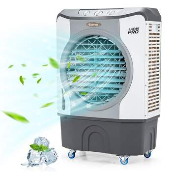45L Evaporative Air Cooler 3-in-1 Swamp Cooler w/Large Water Tank & Washable Filter