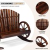 Karl Home | 36-Inch Wagon-Inspired Double-Person Patio Rocking Chair - 4 of 4