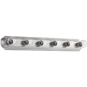 Quorum Lighting 6 - Light Vanity in  Satin Nickel - 1 of 1