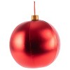Christmas Magic 3ct Christmas Inflatable Ornament with Fabric Set Red - 2 of 4