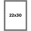 PosterPalooza | Distressed Black Picture Frame - UV Acrylic, Foam Board Backing, Hanging Hardware - 2 of 4