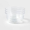 7oz 4pk Plastic Mini Bowls Pink - Room Essentials 4 ct