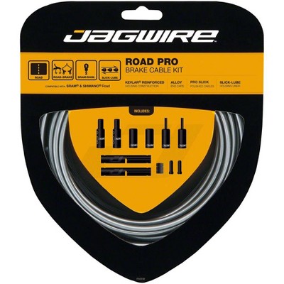 Jagwire Pro Polished Road Brake Kit Brake Cable & Housing Set