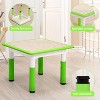 5-Piece Height Adjustable Kids Table and Chairs Set - 300lbs Capacity, Foldable, Non-Slip, for Ages 2-10, Indoor/Outdoor Use - 2 of 4