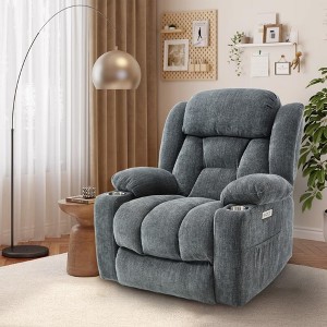 GlasFlength Accent Chairs Modern with Comfortable Seating for Living Room or Lounge Area Gray,40”*36.2”*43.7" - 1 of 4