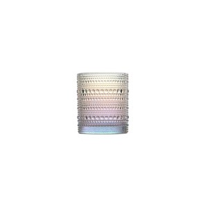 10oz Vintage Beaded Glass Short Tumbler - 1 of 3