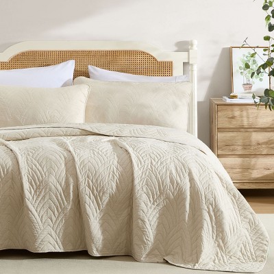 HLC.ME Weston - 3 Piece Quilt Set, Lightweight Bedspread Coverlet Set