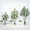Fake Black Olive Tree with Pot, Faux Olive Tree 7Ft, Indoor Tall Artificial Plants Potted for Indoor Outdoor Living Room Home Office - 4 of 4