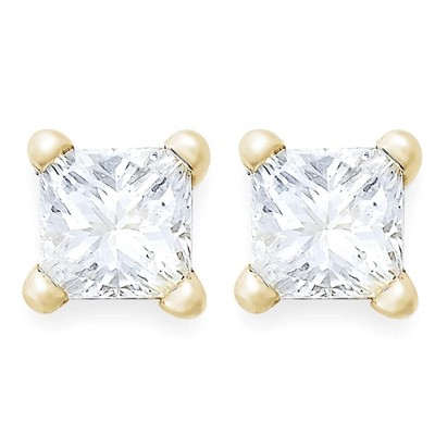 Pompeii3 1/5ct Diamond Studs 14K Yellow Gold
