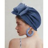 Anna-Kaci Vintage Turban Headwrap with Large Bow Elegant Soft Stretch Headscarf for Women - 2 of 4