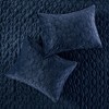 Sapphtopaz 3 Piece King/Cal King Velvet Quilt Set with 1 Quilt and 2 Pillow Shams,Comforter Set Coverlet for All Seasons,Machine Washable - 4 of 4