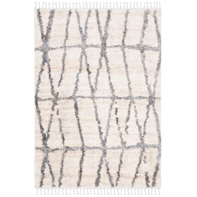 Berber Fringe Shag BFG605 Power Loomed Rug - Safavieh