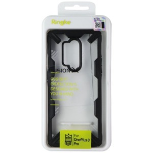 Ringke Fusion X Series Case for OnePlus 8 Pro - Clear/Black - 1 of 1