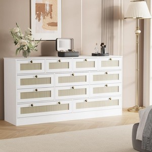 COZONY 12-Drawer Wood Dresser for Bedroom, 61" Wide Wooden Chest of Drawers, Modern Dresser & TV Stand for 65" TV for Living Room or Hallway - 1 of 4