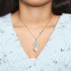 Disney Lilo & Stitch Girls Gold Plated Necklace with Stitch Pendant - Stitch Jewelry Gifts, 16" + 2" - 2 of 4
