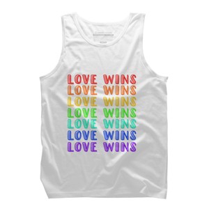 Adult Design By Humans Humans Love Wins Pride Repeat By CNTT668 Tank Top - 1 of 2