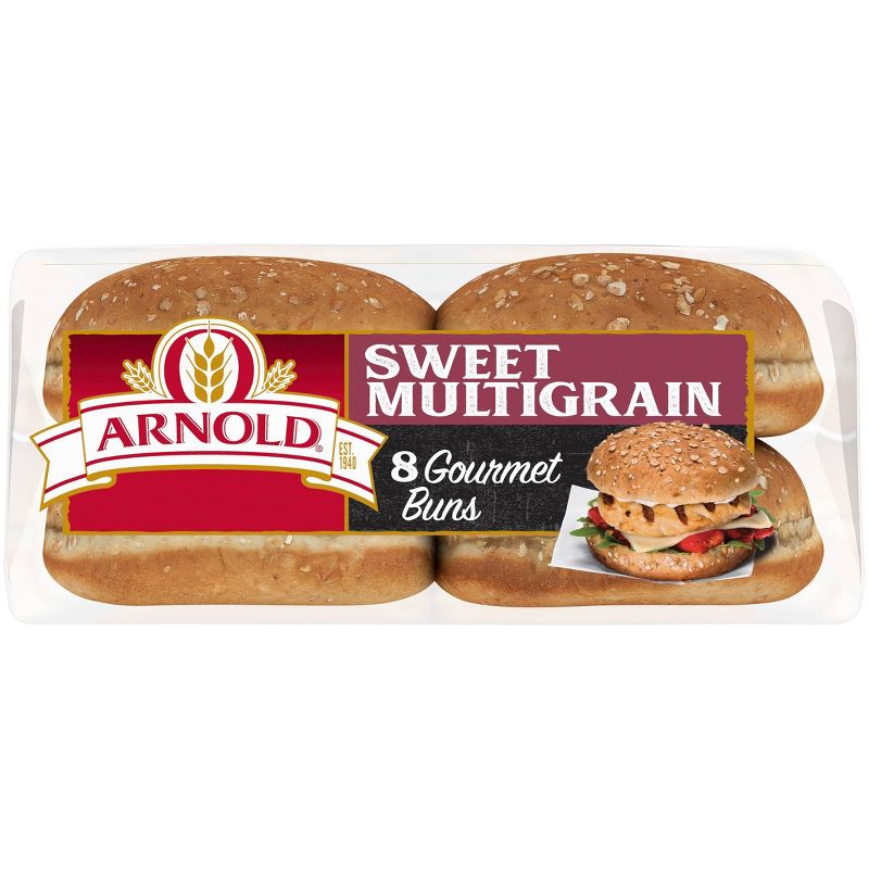 Arnold Sweet Multigrain Ham Bun - 16oz, 5 of 6