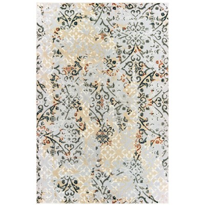 Oriental Weavers Bowen 108W2 Grey/ Gold Indoor Area Rug - 3'10" x 5'5"