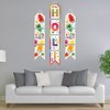 Big Dot of Happiness Holi Hai - Hanging Vertical Paper Door Banners - Festival of Colors Party Wall Decoration Kit - Indoor Door Decor - 2 of 4