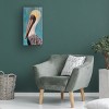 K.C. Grapes 'Pelican On Wood Pickets' Canvas Art - 4 of 4