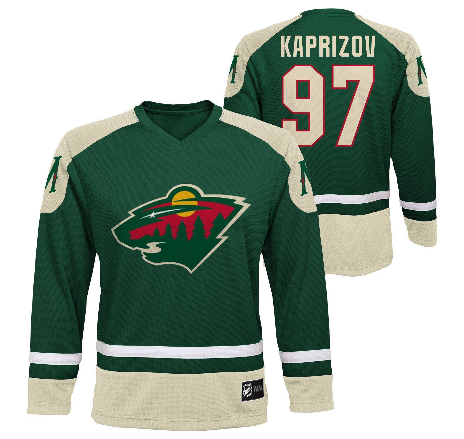NHL Minnesota Wild Boys' Kirill Kaprizov #97 Jersey