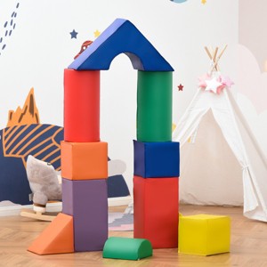 Baofuwish 11-Piece Soft Foam Climbing Blocks – Toddler Playset for Climbing, Crawling & Stacking, Safe Indoor Gym for Kids Ages 1-3 - 1 of 4