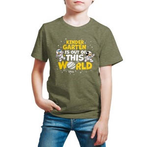 Boys' - Disney - Kindergarten Out Of This World Short Sleeve Graphic T-Shirt - 1 of 4