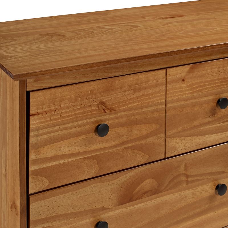 Stiva Classic Mid-Century Modern Horizontal 6 Drawer Dresser - Saracina Home, 5 of 11