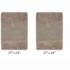 Granada 100% Cotton Tufted Solid Non-Slip Backing 2 Piece Bath Rug Set - Better Trends - image 2 of 4