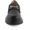Andrea Women's Black Penny Loafers with Golden Ornament 58645 - 4 of 4