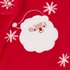 Carter's Just One You® Toddler Girls' 2pk Snug Fit Christmas Santa Stars Long Sleeve Fleece Footed Pajama - Red/Pink - 2 of 4