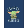 Boy's Star Wars The Mandalorian Christmas The Child Greetings Pull Over Hoodie - 2 of 4