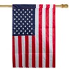 Northlight Patriotic Embroidered Outdoor USA House Flag 40" x 28" - image 2 of 4