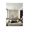 Elegant Lighting Layne 42 inch chandelier in Brass - 2 of 4