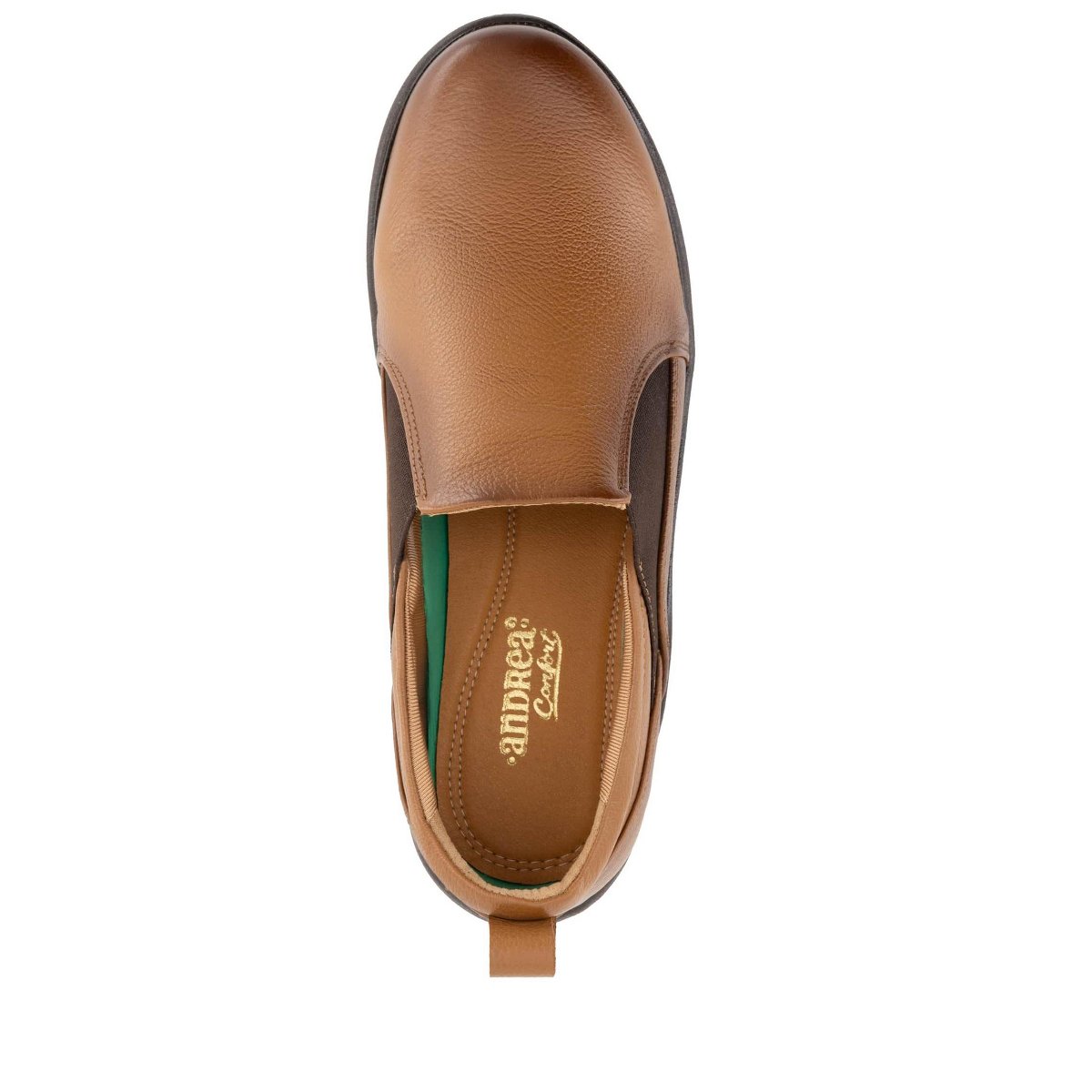 Женские туфли Andrea Women's Exclusive comfort Leather Loafers 94761-3887981 Brown 7 — фото 4