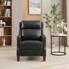 Hyleory Pushback Recliner Chair Faux Leather Armchair Push Back Recliner with Rivet Decoration Single Sofa Accent Chair for Living Room - 3 of 4