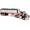 Kenworth W990 Day Cab and MAC Coal End Dump Trailer Black with Red Graphics 1/64 Diecast Model by DCP/First Gear - 3 of 4