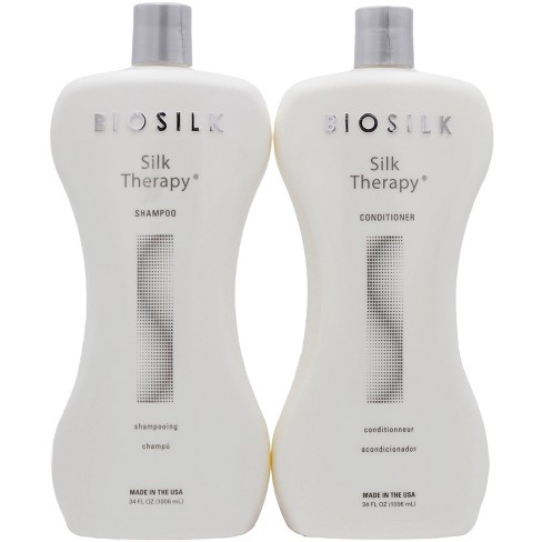 Relativitetsteori Havanemone friktion Biosilk Therapy Shampoo Conditioner - 68 Fl Oz/2pc : Target