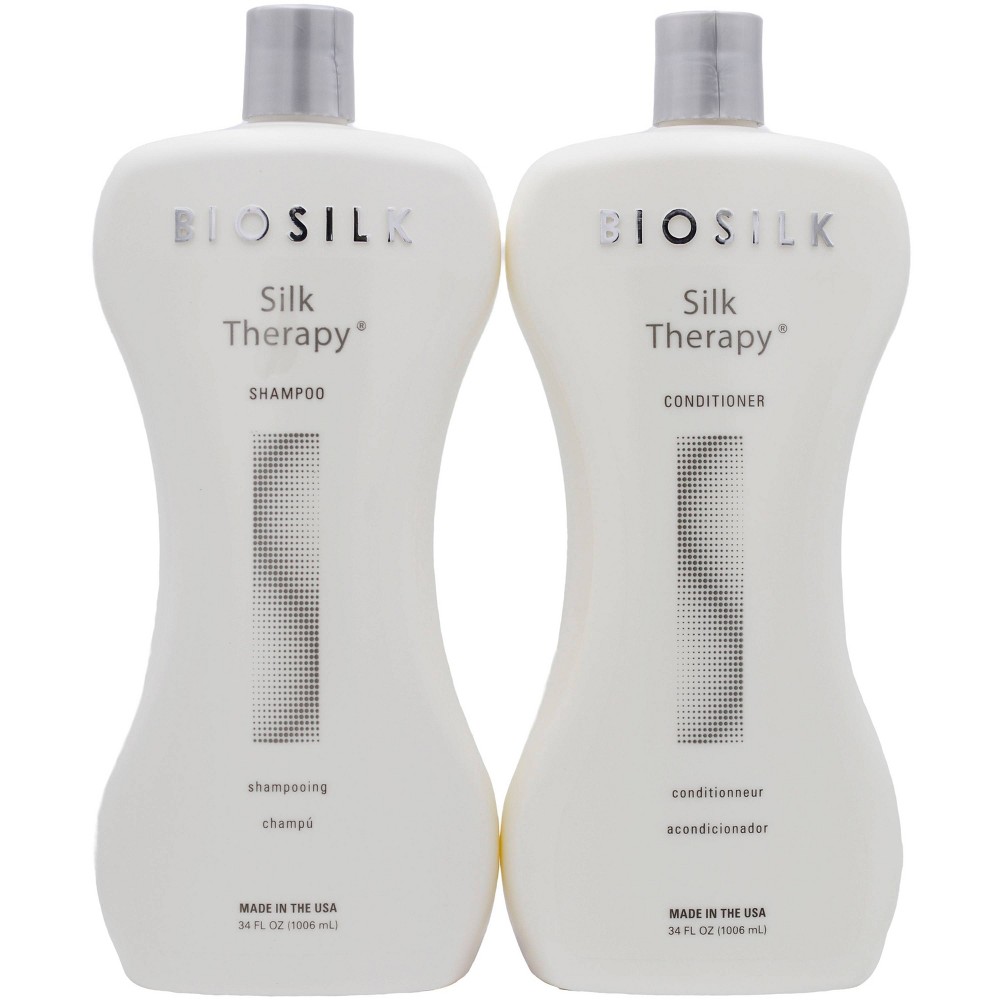 Photos - Hair Product Biosilk Therapy Shampoo Conditioner - 68 fl oz/2pc 