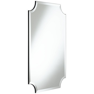 Brix Rectangular Frameless Beveled Vanity Wall Mirror