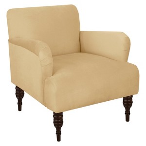 Accent Chair Velvet Buckwheat - Skyline Furniture , Desert