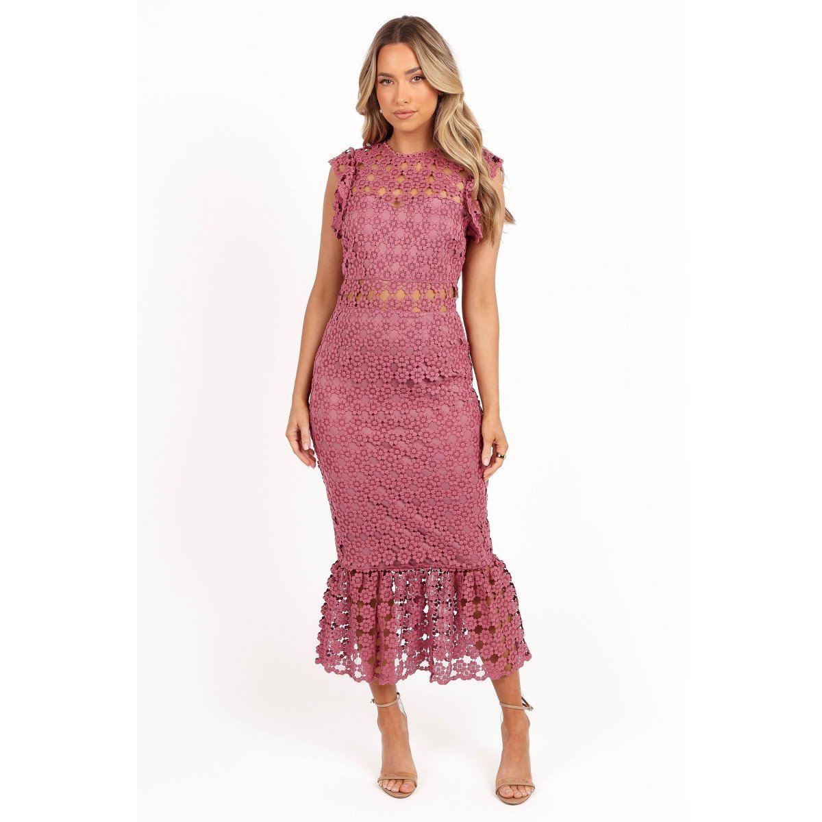 Женские платья Petal and Pup Women's Lauren Dress - Dark Rose 12 — фото 6