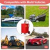 Fuel Tank with Pump, Heavy Duty Gas Caddy Transfer Tank with Wheels & Hose - 2 of 4