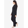 Roaman's Women's Plus Size Ten-Button Pantsuit - image 4 of 4