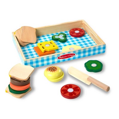 melissa and doug wooden play food