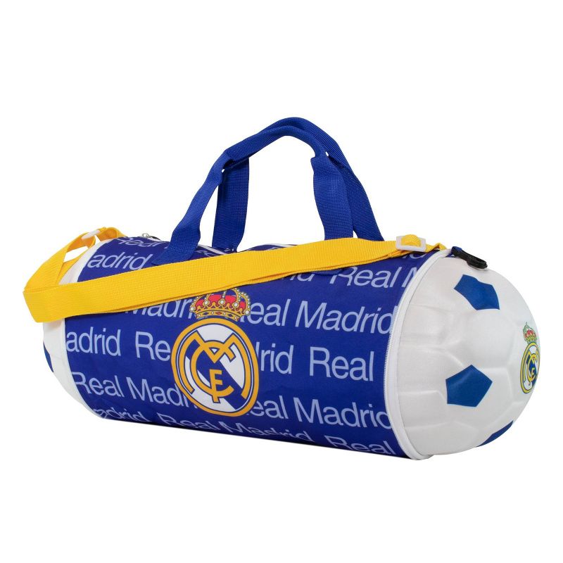 La Liga Real Madrid CF Collapsible Soccer Ball 12.5&#34; Duffel Bag, 3 of 5