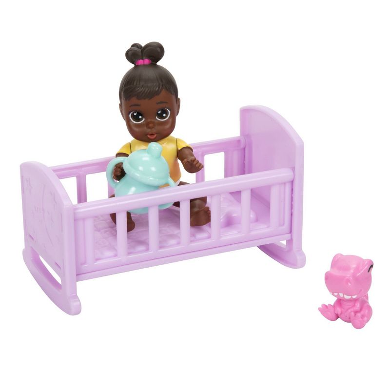 Perfectly Cute My Lil&#39; Surprise 4&#34; Baby Doll with Crib, 4 of 9